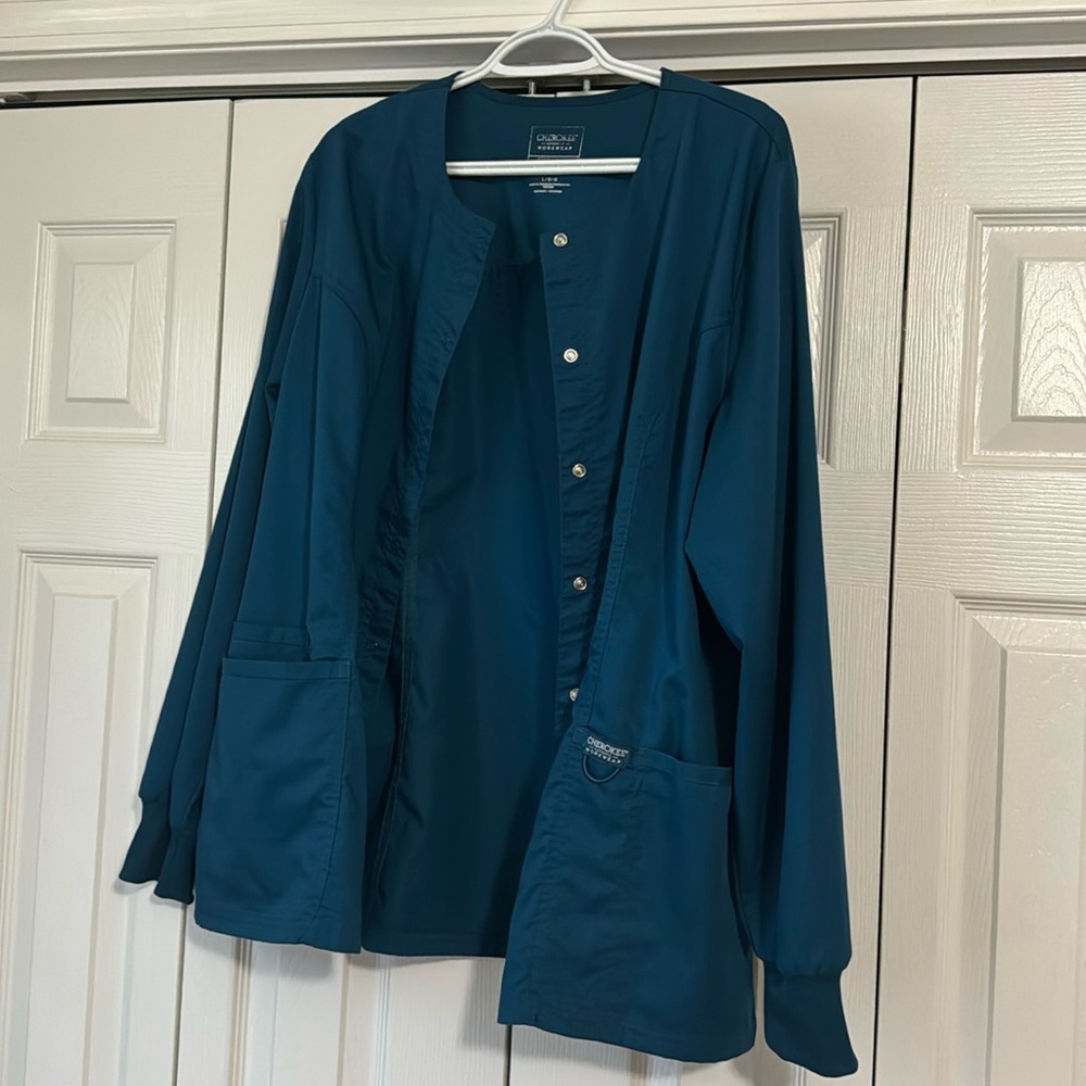 Cherokee scrub jacket.